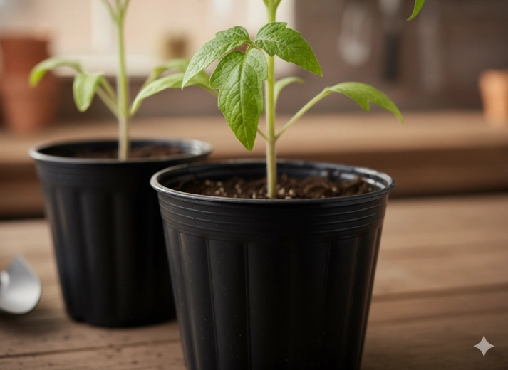 Nežni do sadik pri presajanju