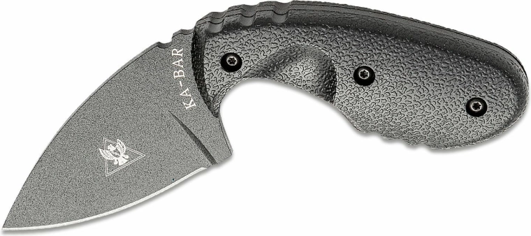 KA-BAR TDI Investigator taktični nož s fiksnim rezilom, črn, Zytel, tok Kydex
