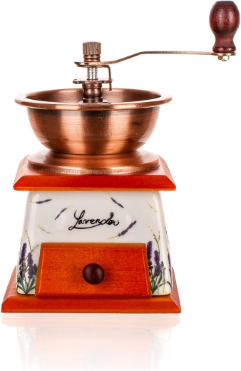 Stilski motiv LAVENDER in trpežen kovinski lijak