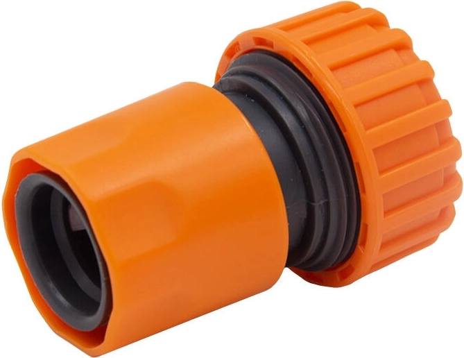 Hitri priključek s stop ventilom 3/4 za vrtne cevi AQUA