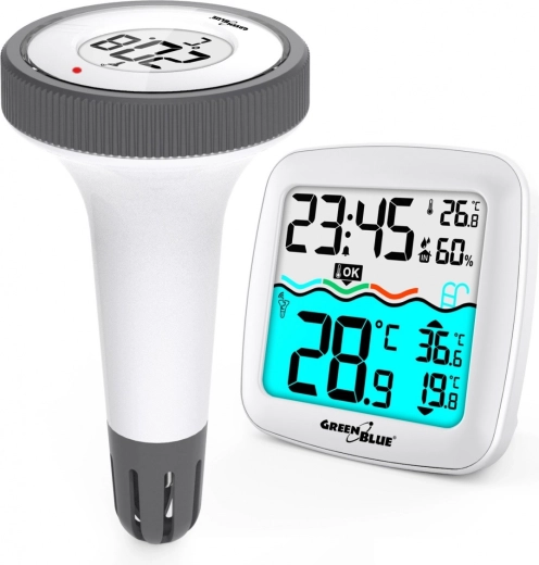 Floating wireless pool sensor