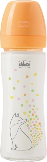 Chicco steklenička za dojenčke iz stekla Perfect Easy 240 ml s silikonskim cucljem