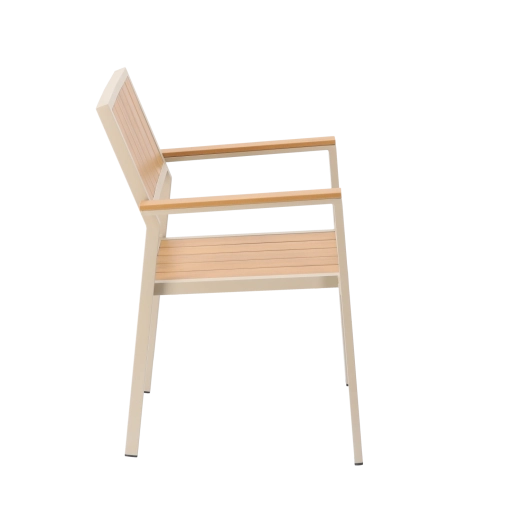 Udobje z nasloni za roke in oporo hrbta