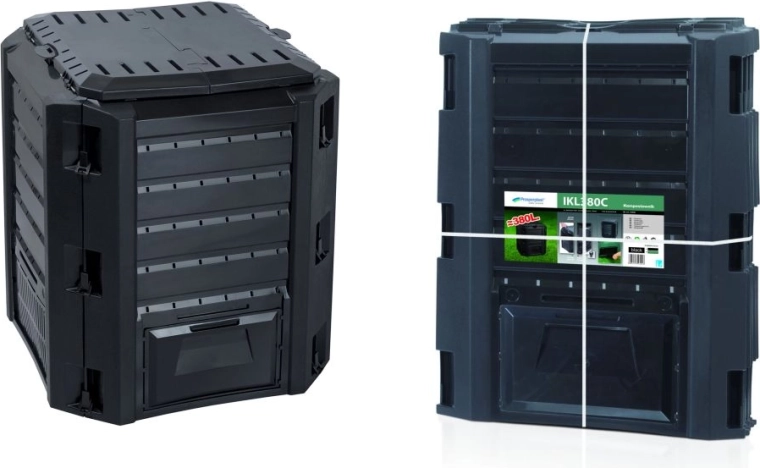 Kompostnik Compogreen 380 l – črn, brez embalaže