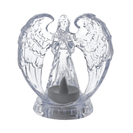 Prozorni angel kot elegantna dekoracija
