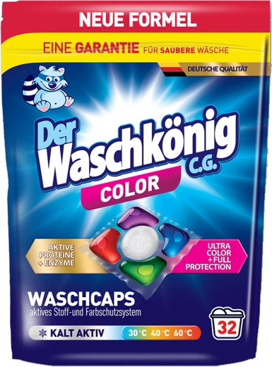 Pralne kapsule WASCHKÖNIG Color 32 pranj