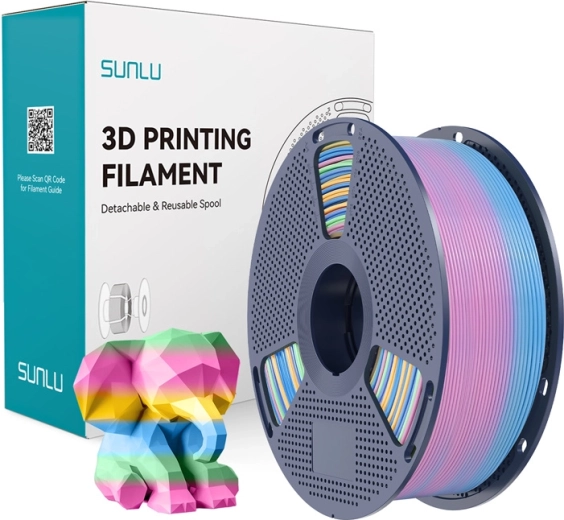 Sunlu PLA filament mavrični večbarvni