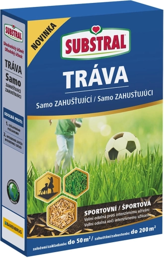 Samozgoščevalna športna travna mešanica EVERGREEN 1 kg