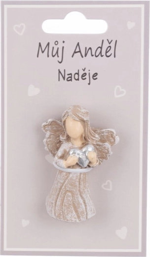 Keramični magnet angel z napisom Upanje
