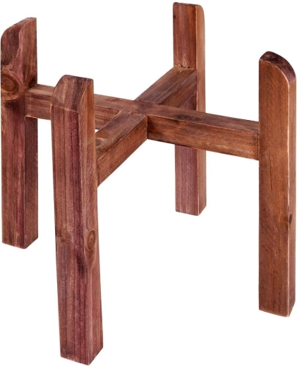 Stabilno leseno stojalo s štirimi nogami