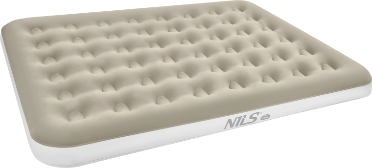 NILS Camp napihljiva vzmetnica bež 203 × 152 × 22 cm