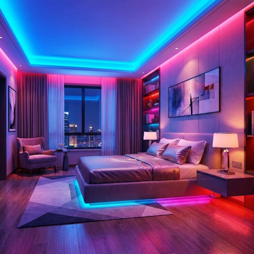 3 m RGB LED Strip with Remote Control, IP65