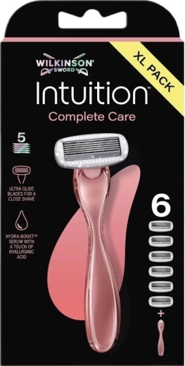 Wilkinson Intuition Complete Care XL Pack ženski brivnik + 6 nadomestnih glavic