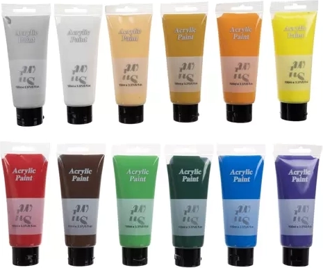 12 vivid and mixable shades
