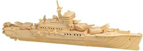 Woodcraft lesene 3D puzzle ladja – križarka