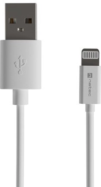 Natec Prati lightning kabel USB‑A 1 m MFi bel