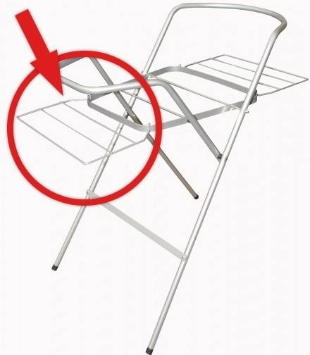 Sušilnik za stojalo pri banjici – bel