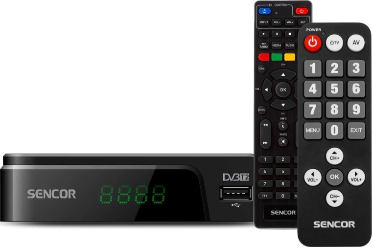 Sencor SDB 525T Senior DVB-T2 sprejemnik