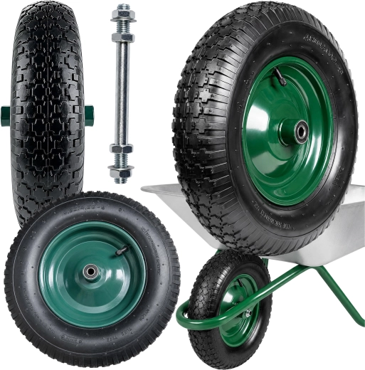 Complete set: wheel + inner tube + axle