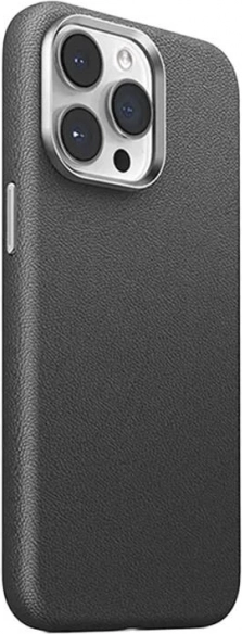 Joyroom magnetno usnjeno ohišje za iPhone 15, črno