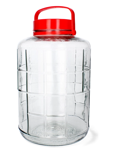 Univerzalna steklena posoda 16 l s plastičnim pokrovom
