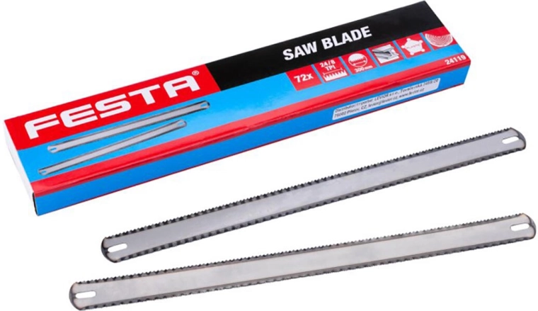 Double-Sided Hacksaw Blade for Metal and Wood 300 mm