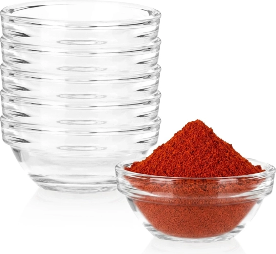 Vilde steklene posodice za omake in dip 35 ml, 6 kosov