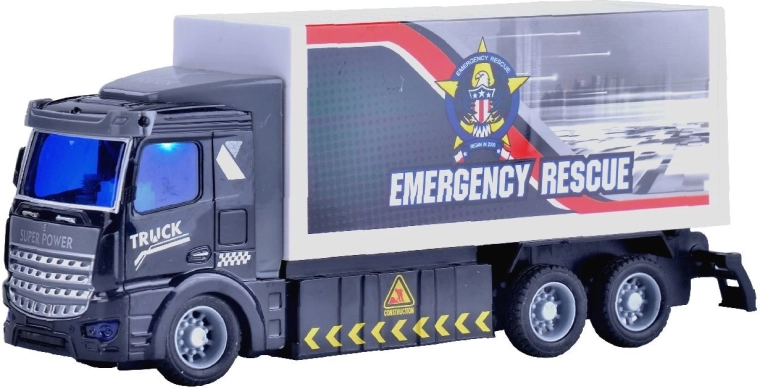 Remote-controlled truck with trailer (car transporter) - 1 piece