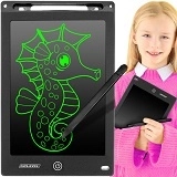 Kruzzel LCD-tablica za risanje, 9,5 palca, črna