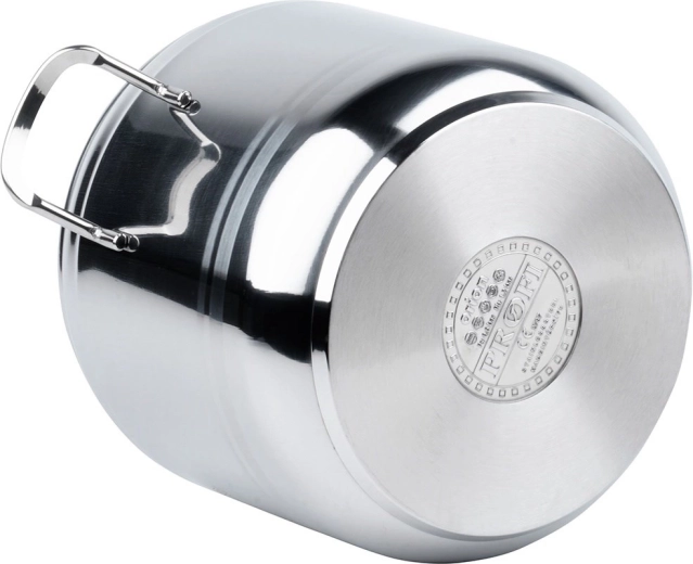 Odporno nerjavno jeklo in 3-slojno dno