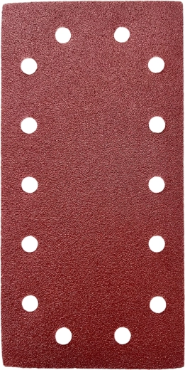 Brusni izsek 115 × 230 mm, zrnatost 180, 14 lukenj, s sprijemalnim trakom (5 kos)