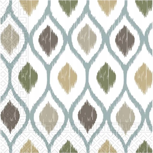 Prtički Boho, 3-slojni, 33 × 33 cm