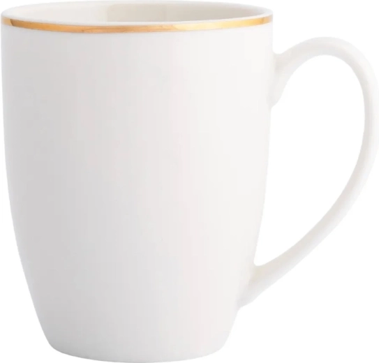 Bella zlata linija porcelanasta skodelica kremna 400 ml