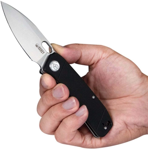 Ergonomic G10 handle with clip