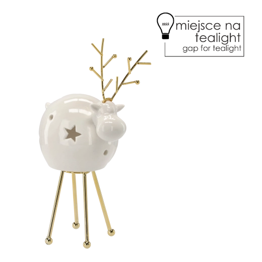 Razkošna zlata izvedba za praznično vzdušje