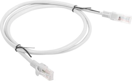 Omrežni patch kabel Cat5e UTP 1 m siv