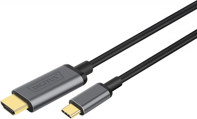 Adapter Cable HDMI 4K 30Hz to USB Type C 3.1 Black 1.8m