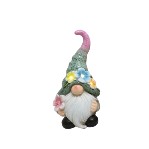 Vrtni škratek z LED osvetlitvijo – deček ali deklica