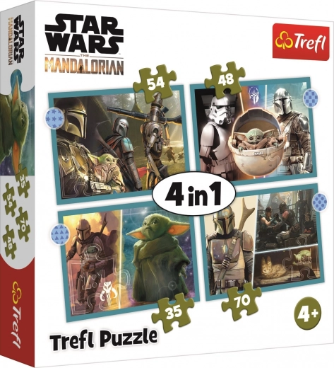 Sestavljanka 4v1 STAR WARS: THE MANDALORIAN