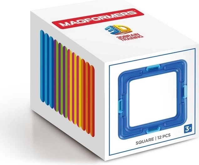 magformers single set – kvadrati 12 kos