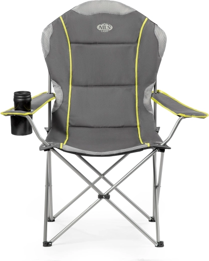 Zložljiv kamping stol NILS Camp siv