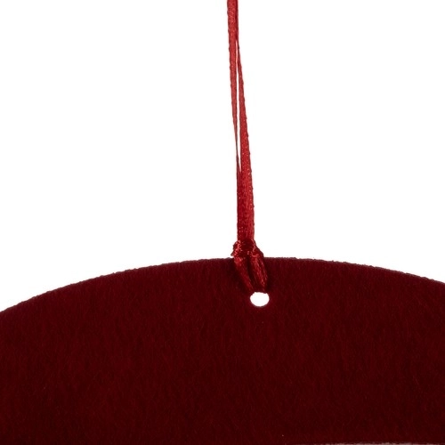 Hanging design with a ribbon