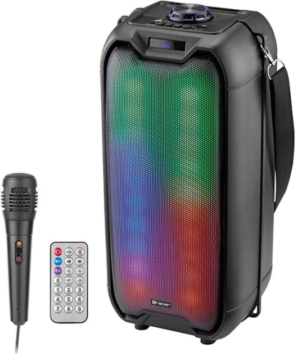 brezžični zvočnik tracer tower led tws bluetooth s karaokami