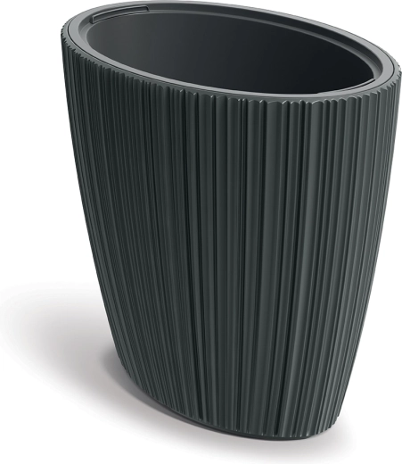 Cvetlični lonec Oro temno siv 59,5 cm