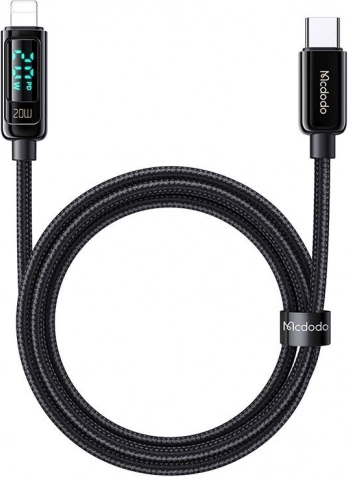 Kabel Mcdodo USB-C na Lightning 36 W 1,2 m črn