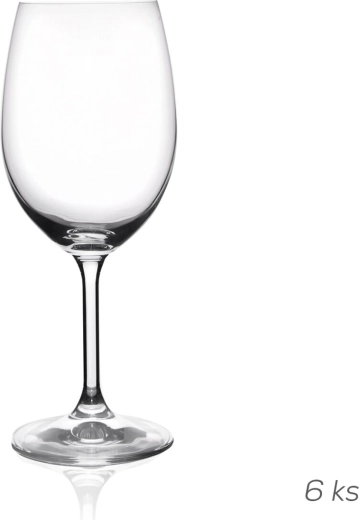 Vinski kozarci Lara 350 ml, 6 kosov