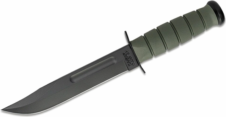 KA-BAR Full Size Foliage Green taktični nož 18 cm s plastičnim tokem