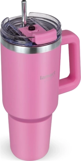 Lamart Huge thermal mug 1.2 l – Pink