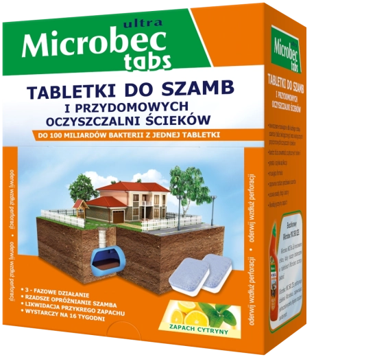 Microbec Ultra tablete za septike in domače čistilne naprave