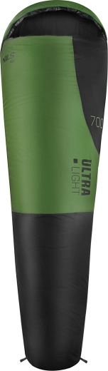 Ultralahka spalna vreča NILS Camp črna/zelena